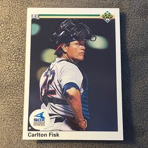 Carlton Fisk Baseball Card Vintage 1990